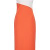 Crepe Midi Sheath Dress