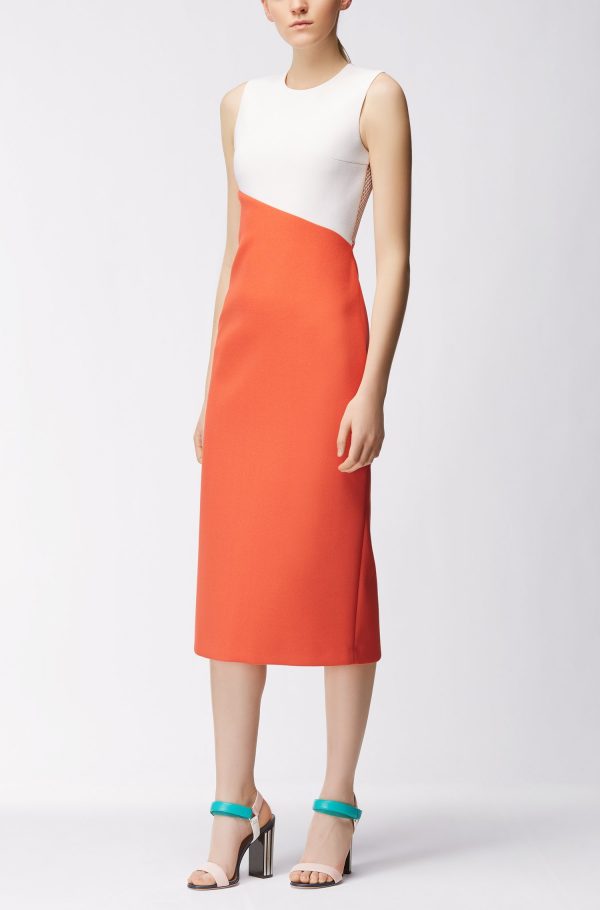 Crepe Midi Sheath Dress - Image 2