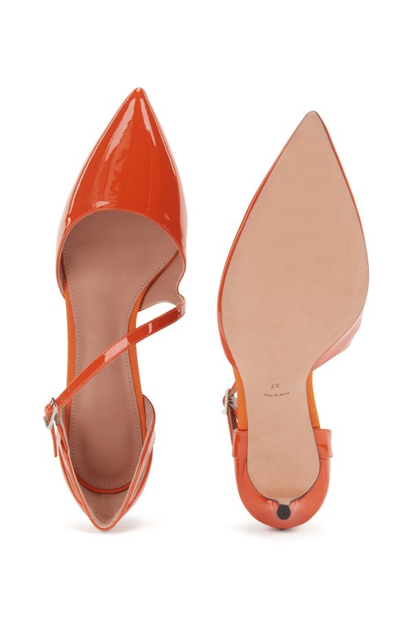High-Heeled Leather Pumps - Image 3