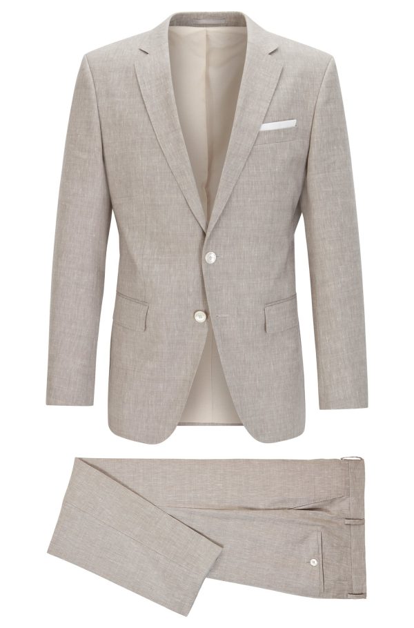 Wool Linen Suit