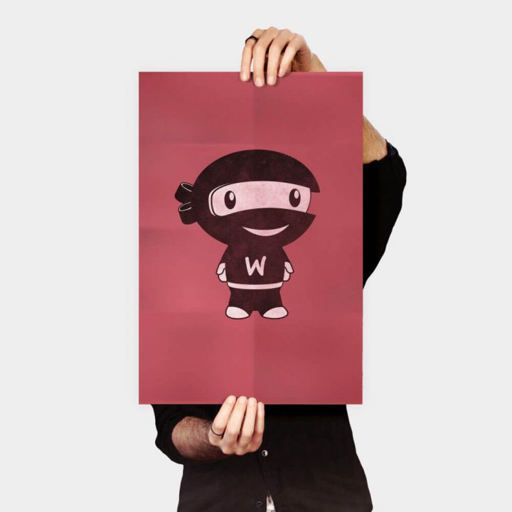 Red Ninja Poster