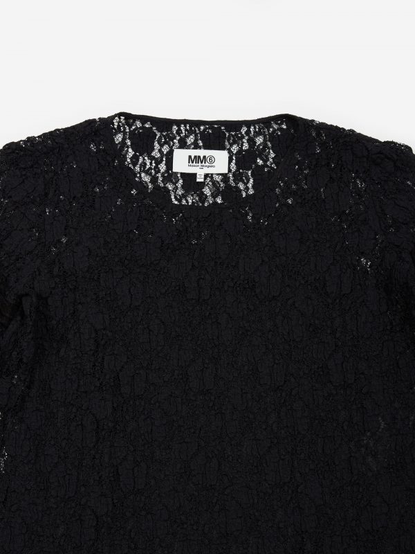 Lace Dress in Black - Image 7