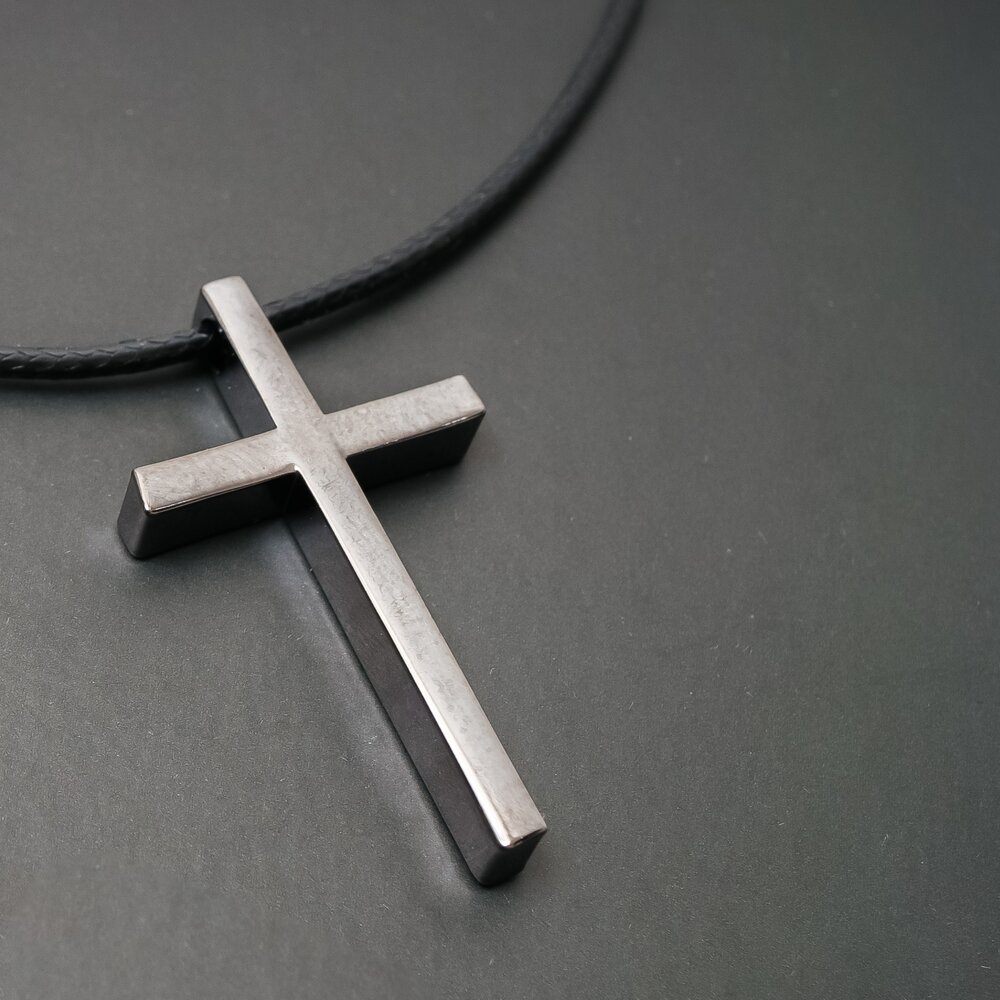 Cross Necklace - Sterling Silver - Image 2