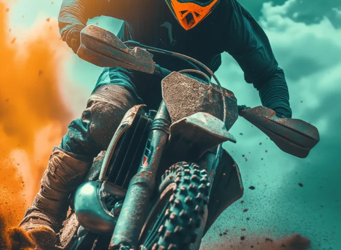 Intense Motorbike Race