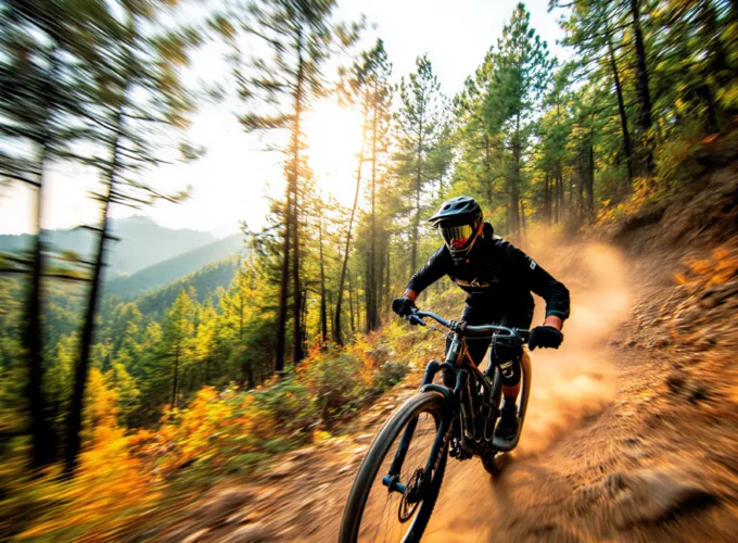 Mountain Biker Action