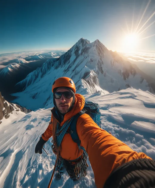 Mountain Climber Selfie