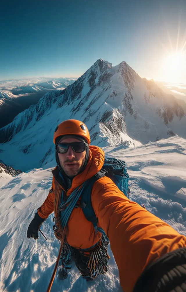 Mountain Climber Selfie