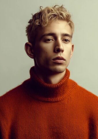 Portrait in Orange