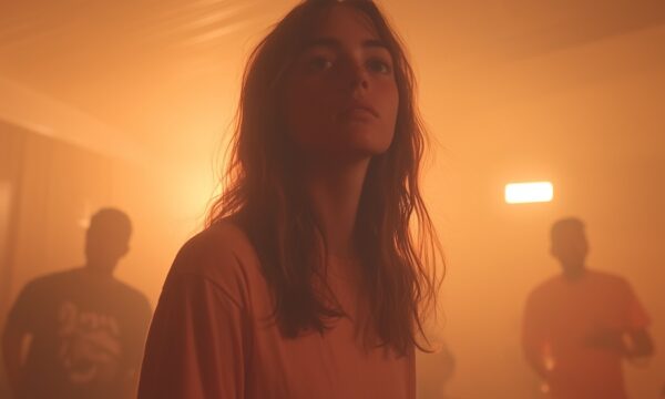 Contemplative Woman in Warm Light