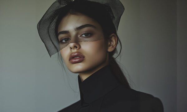 Elegant Veiled Portrait