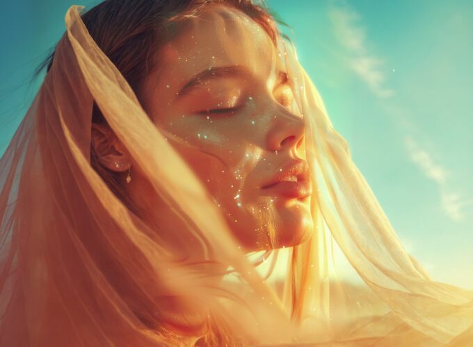 Serene Portrait in Ethereal Light