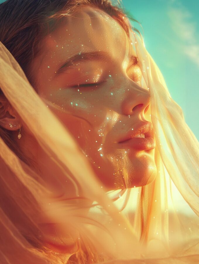 Serene Portrait in Ethereal Light