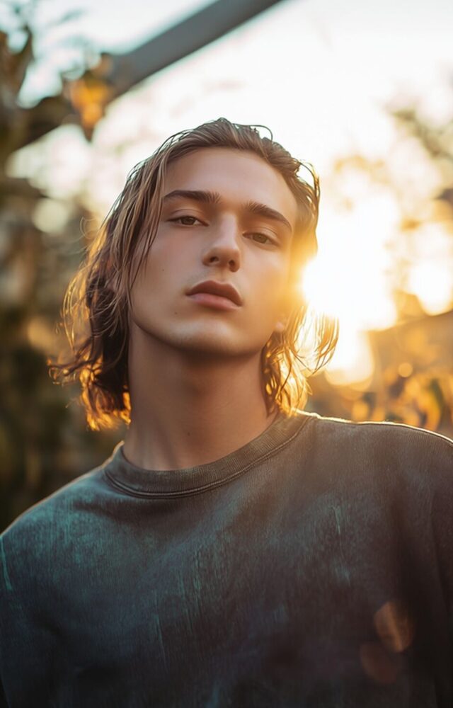 Serene Portrait in Nature