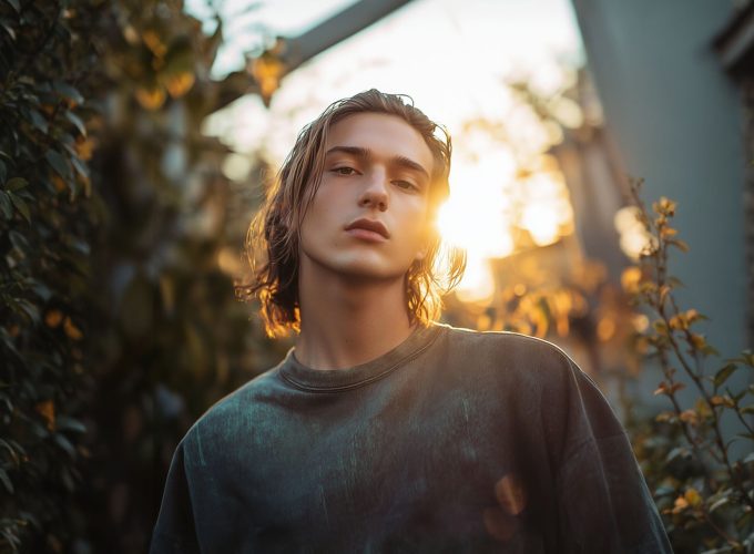 Serene Portrait in Nature