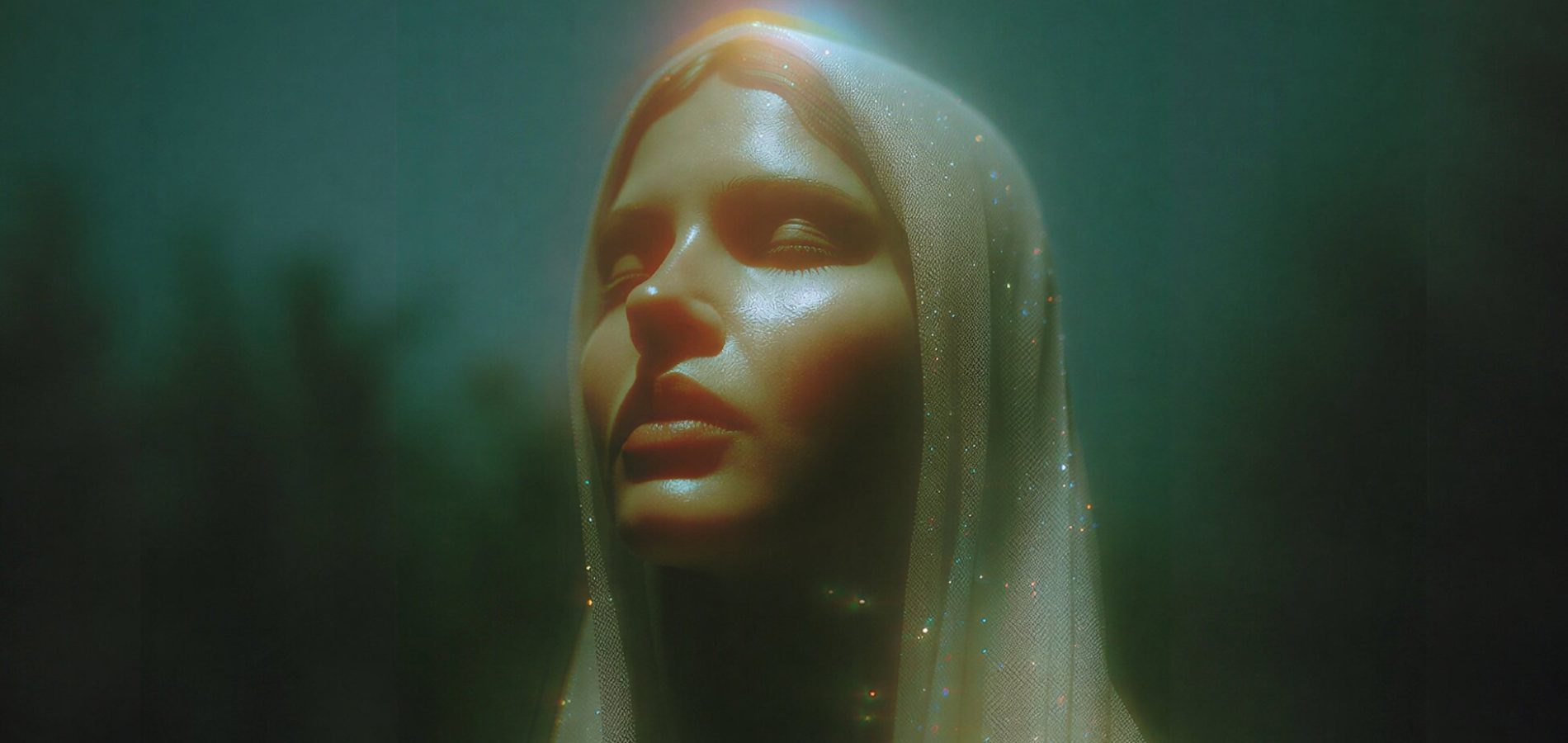 Ethereal Veiled Portrait